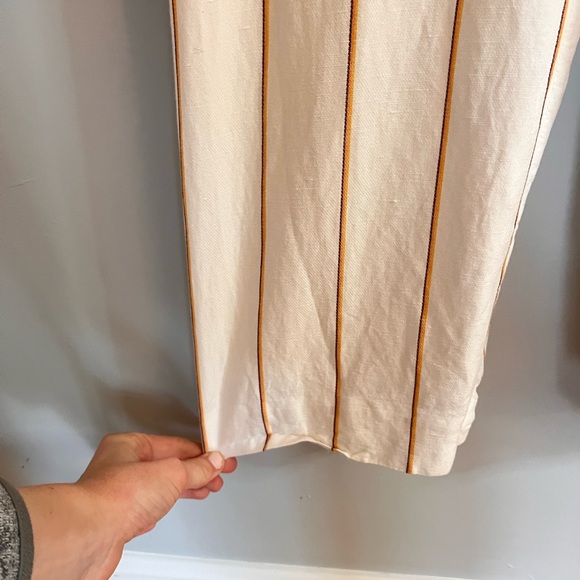 Anthropologie The Essential Jumpsuit Striped Size 0 - Picture 5 of 9